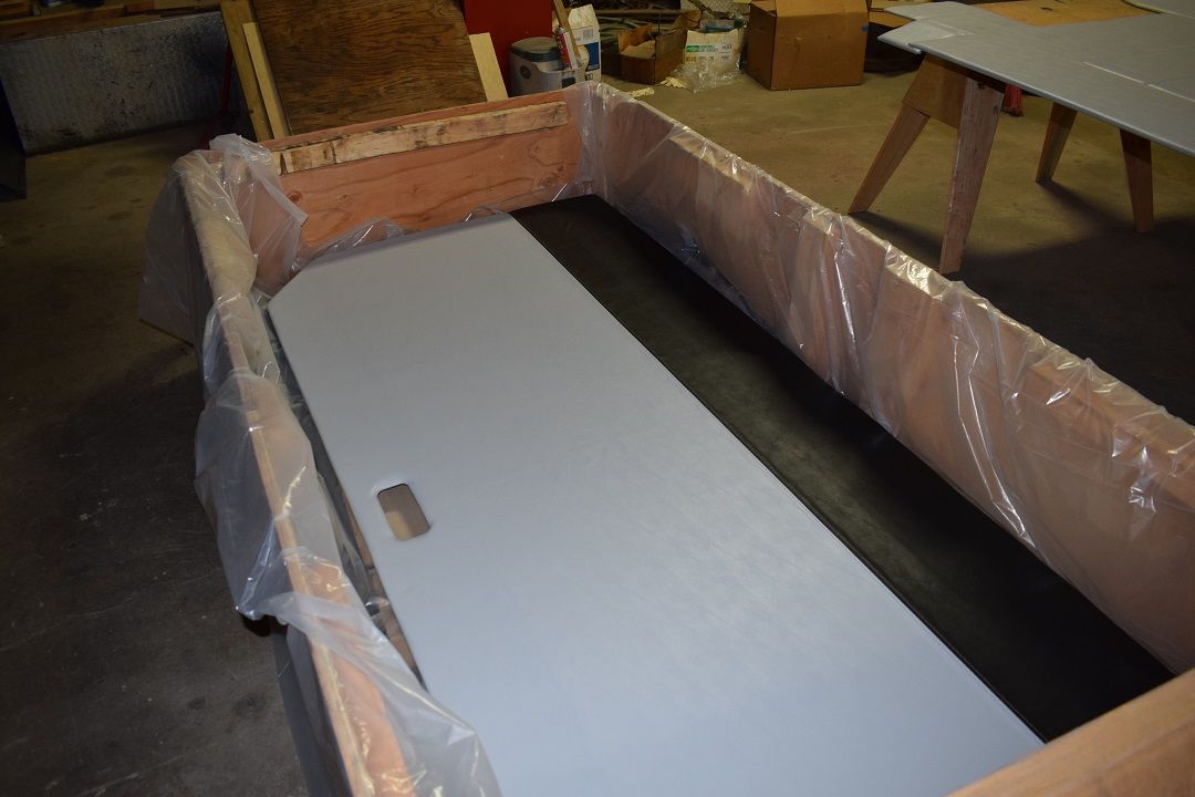 Rear of Cab Sleeper Compartment
