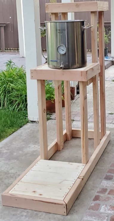 3 tiered beer brewing stand